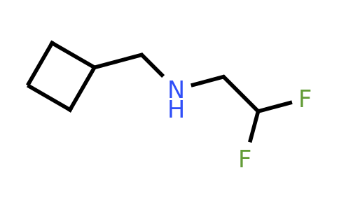 CAS 1178921-29-3 | (cyclobutylmethyl)(2,2-difluoroethyl)amine
