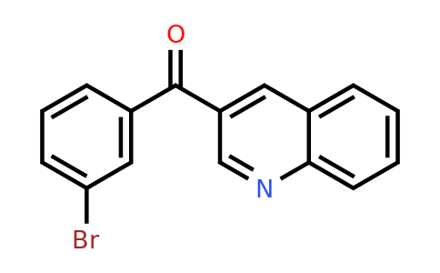 CAS 1178950-08-7 | (3-Bromophenyl)(quinolin-3-yl)methanone
