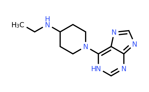 CAS 1178963-75-1 | N-Ethyl-1-(1H-purin-6-yl)piperidin-4-amine