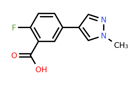 CAS 1179041-10-1 | 2-fluoro-5-(1-methyl-1H-pyrazol-4-yl)benzoic acid