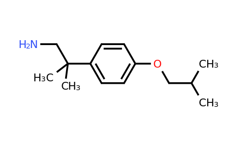 CAS 1179058-13-9 | 2-Methyl-2-[4-(2-methylpropoxy)phenyl]propan-1-amine