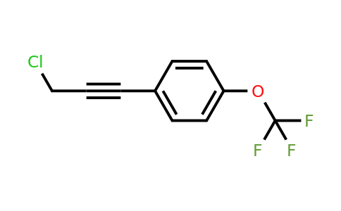 CAS 1179157-09-5 | 1-(3-chloroprop-1-yn-1-yl)-4-(trifluoromethoxy)benzene