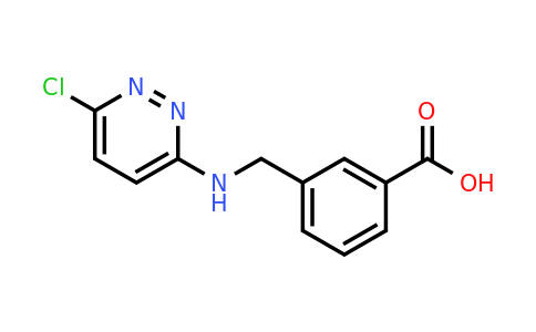 CAS 1179165-34-4 | 3-{[(6-chloropyridazin-3-yl)amino]methyl}benzoic acid