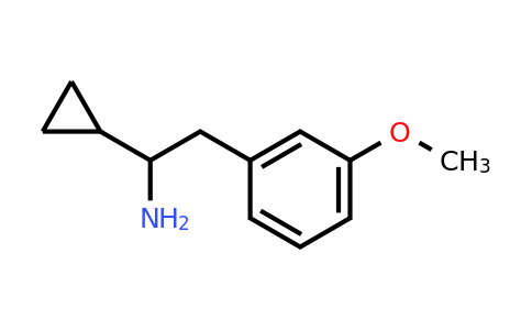 CAS 1179177-79-7 | 1-cyclopropyl-2-(3-methoxyphenyl)ethan-1-amine