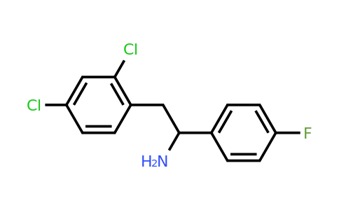 CAS 1179226-43-7 | 2-(2,4-Dichlorophenyl)-1-(4-fluorophenyl)ethan-1-amine