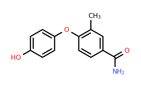 CAS 1179251-46-7 | 4-(4-hydroxyphenoxy)-3-methylbenzamide