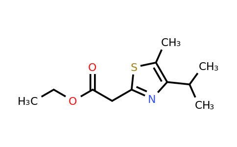 CAS 1179258-09-3 | ethyl 2-[5-methyl-4-(propan-2-yl)-1,3-thiazol-2-yl]acetate