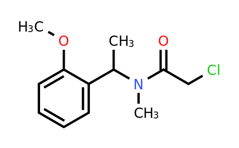 CAS 1179271-04-5 | 2-Chloro-N-[1-(2-methoxyphenyl)ethyl]-N-methylacetamide