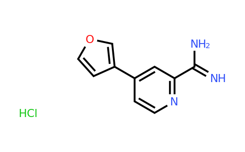 CAS 1179359-67-1 | 4-(Furan-3-yl)picolinimidamide hydrochloride