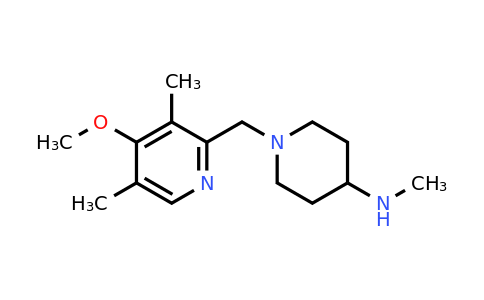 CAS 1179625-25-2 | 1-[(4-Methoxy-3,5-dimethylpyridin-2-yl)methyl]-N-methylpiperidin-4-amine