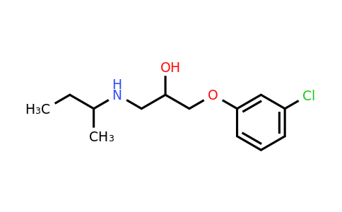 CAS 1179633-55-6 | 1-[(butan-2-yl)amino]-3-(3-chlorophenoxy)propan-2-ol
