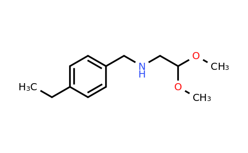 CAS 1179634-43-5 | (2,2-dimethoxyethyl)[(4-ethylphenyl)methyl]amine