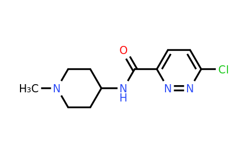 CAS 1179639-26-9 | 6-chloro-N-(1-methyl-4-piperidyl)pyridazine-3-carboxamide
