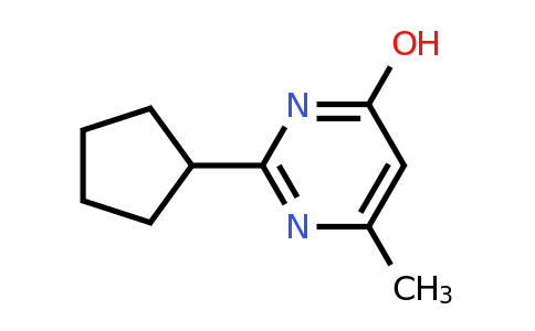 CAS 1179692-08-0 | 2-Cyclopentyl-6-methylpyrimidin-4-ol