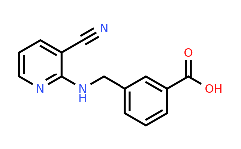 CAS 1179703-95-7 | 3-{[(3-cyanopyridin-2-yl)amino]methyl}benzoic acid