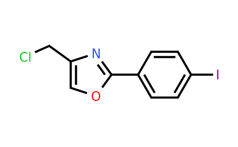 CAS 1179743-32-8 | 4-(chloromethyl)-2-(4-iodophenyl)-1,3-oxazole