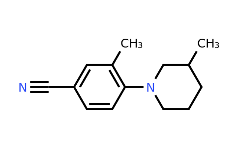 CAS 1179754-22-3 | 3-methyl-4-(3-methylpiperidin-1-yl)benzonitrile