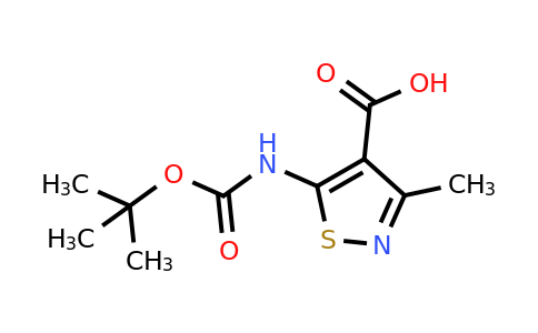CAS 1179765-94-6 | 5-{[(tert-butoxy)carbonyl]amino}-3-methyl-1,2-thiazole-4-carboxylic acid