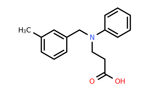 CAS 1179771-60-8 | 3-{[(3-methylphenyl)methyl](phenyl)amino}propanoic acid