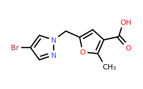 CAS 1179844-18-8 | 5-[(4-bromo-1H-pyrazol-1-yl)methyl]-2-methylfuran-3-carboxylic acid
