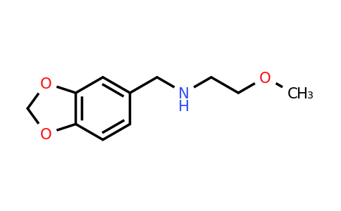 CAS 117986-59-1 | (2H-1,3-Benzodioxol-5-ylmethyl)(2-methoxyethyl)amine