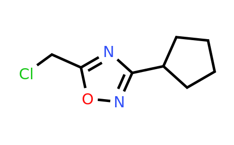 CAS 1179864-54-0 | 5-(chloromethyl)-3-cyclopentyl-1,2,4-oxadiazole