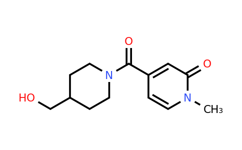 CAS 1179886-87-3 | 4-[4-(Hydroxymethyl)piperidine-1-carbonyl]-1-methyl-1,2-dihydropyridin-2-one