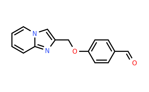 CAS 118001-76-6 | 4-({imidazo[1,2-a]pyridin-2-yl}methoxy)benzaldehyde