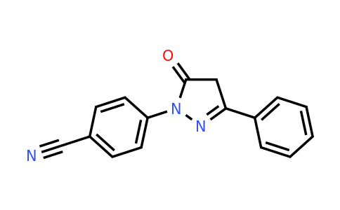 CAS 118049-54-0 | 4-(5-oxo-3-phenyl-4,5-dihydro-1H-pyrazol-1-yl)benzonitrile