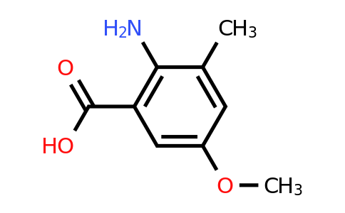 CAS 1180497-46-4 | 2-amino-5-methoxy-3-methylbenzoic acid