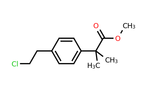 CAS 1181267-33-3 | Methyl 2-(4-(2-chloroethyl)phenyl)-2-methylpropanoate