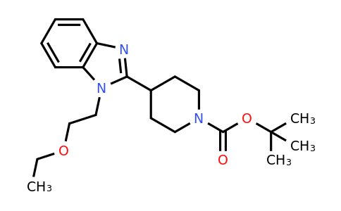 CAS 1181267-36-6 | tert-butyl 4-[1-(2-ethoxyethyl)-1H-1,3-benzodiazol-2-yl]piperidine-1-carboxylate