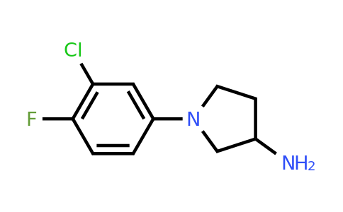 CAS 1181309-35-2 | 1-(3-chloro-4-fluorophenyl)pyrrolidin-3-amine