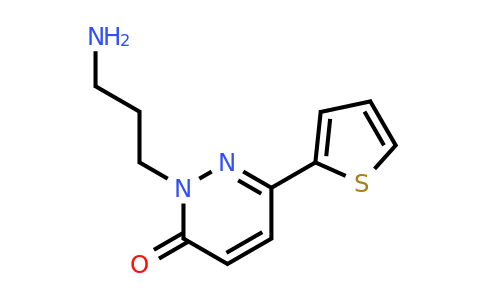 CAS 1181312-73-1 | 2-(3-aminopropyl)-6-(thiophen-2-yl)-2,3-dihydropyridazin-3-one