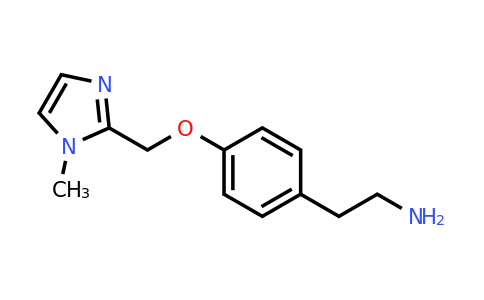 CAS 1181346-01-9 | 2-{4-[(1-methyl-1H-imidazol-2-yl)methoxy]phenyl}ethan-1-amine