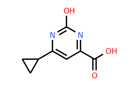 CAS 1181404-70-5 | 6-Cyclopropyl-2-hydroxypyrimidine-4-carboxylic acid