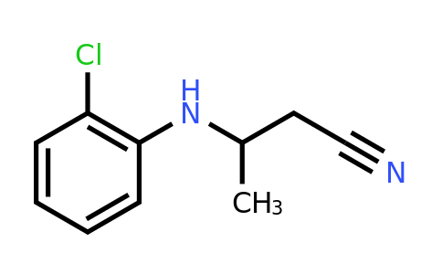 CAS 1181405-24-2 | 3-[(2-Chlorophenyl)amino]butanenitrile