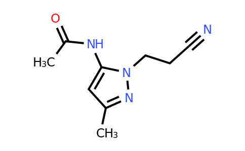 CAS 1181457-80-6 | N-[1-(2-Cyanoethyl)-3-methyl-1H-pyrazol-5-yl]acetamide