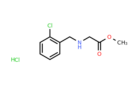CAS 1181457-90-8 | Methyl 2-{[(2-chlorophenyl)methyl]amino}acetate hydrochloride