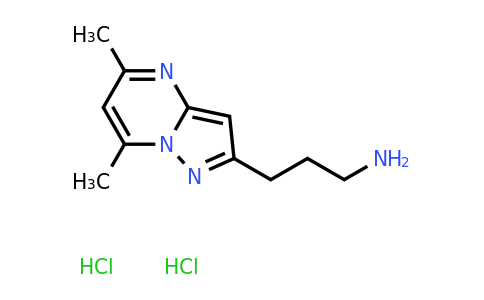 CAS 1181457-93-1 | 3-{5,7-dimethylpyrazolo[1,5-a]pyrimidin-2-yl}propan-1-amine dihydrochloride
