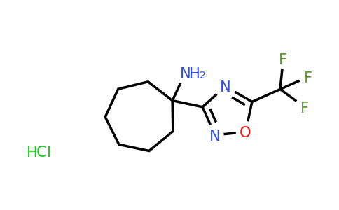 CAS 1181458-03-6 | 1-[5-(Trifluoromethyl)-1,2,4-oxadiazol-3-yl]cycloheptan-1-amine hydrochloride