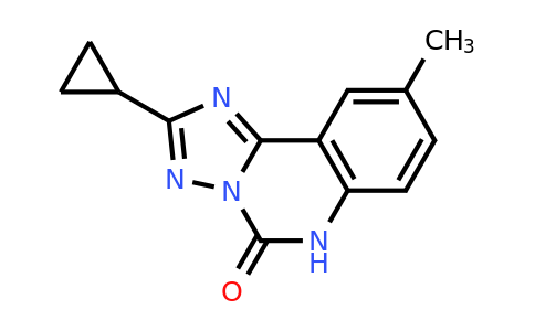 CAS 1181458-12-7 | 2-Cyclopropyl-9-methyl-5H,6H-[1,2,4]triazolo[1,5-c]quinazolin-5-one