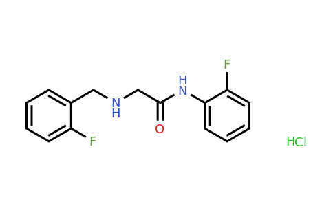 CAS 1181458-16-1 | N-(2-Fluorophenyl)-2-{[(2-fluorophenyl)methyl]amino}acetamide hydrochloride