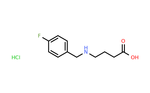 CAS 1181458-25-2 | 4-{[(4-fluorophenyl)methyl]amino}butanoic acid hydrochloride