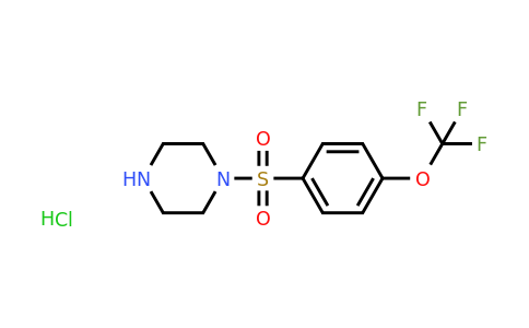 CAS 1181458-28-5 | 1-[4-(Trifluoromethoxy)benzenesulfonyl]piperazine hydrochloride
