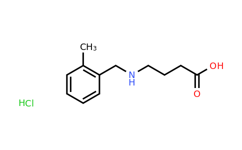 CAS 1181458-44-5 | 4-{[(2-methylphenyl)methyl]amino}butanoic acid hydrochloride