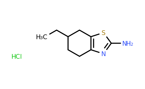 CAS 1181458-46-7 | 6-Ethyl-4,5,6,7-tetrahydro-1,3-benzothiazol-2-amine hydrochloride