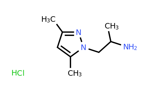 CAS 1181458-52-5 | 1-(3,5-Dimethyl-1H-pyrazol-1-yl)propan-2-amine hydrochloride