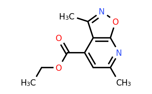 CAS 1181458-53-6 | Ethyl 3,6-dimethyl-[1,2]oxazolo[5,4-b]pyridine-4-carboxylate