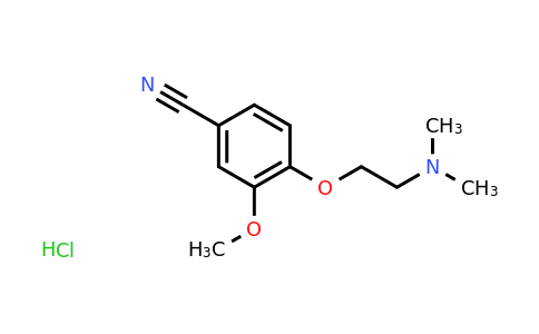 CAS 1181458-59-2 | 4-[2-(Dimethylamino)ethoxy]-3-methoxybenzonitrile hydrochloride